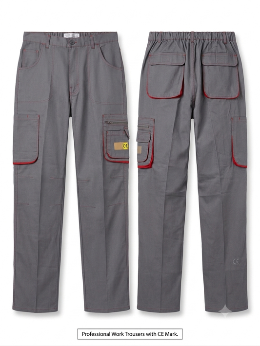 Men’s Cargo work trousers (grey)