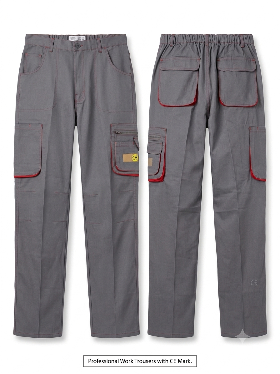 Men’s Cargo work trousers (grey)