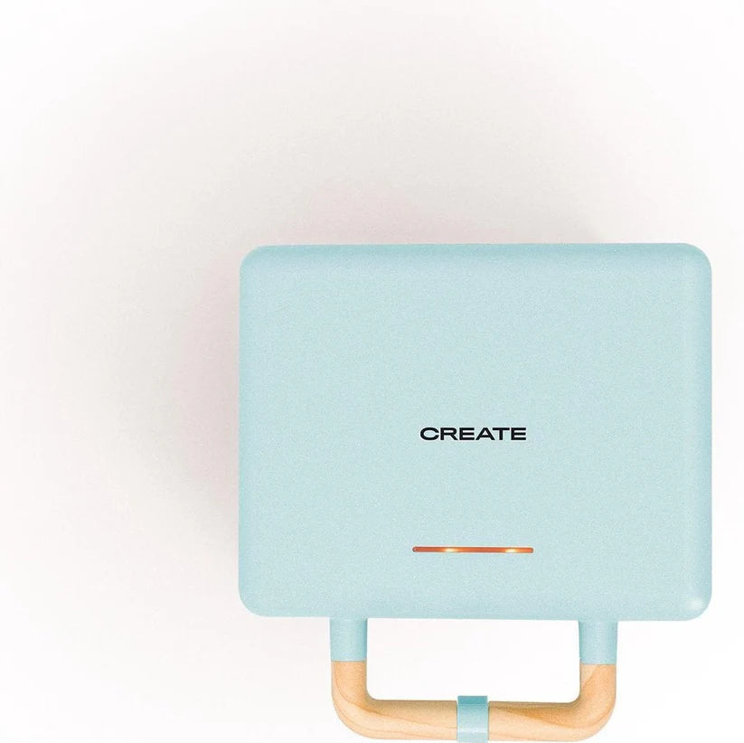 Create STONE 3 IN 1 STUDIO - Sandwich and Waffle Maker, Blue