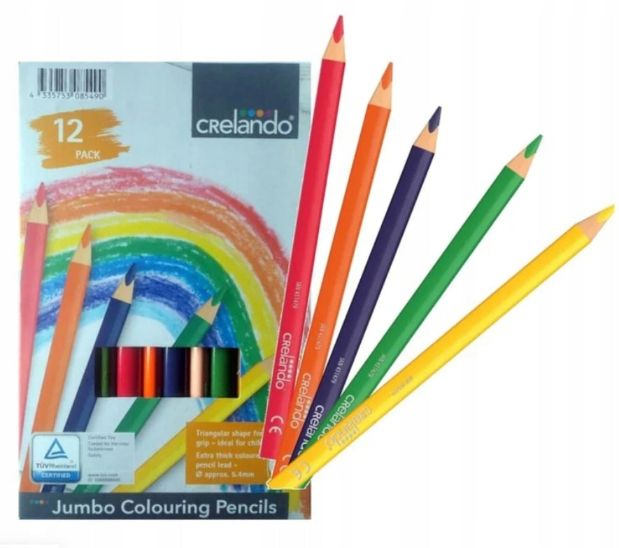 THICK TRIANGULAR JUMBO CRAYONS