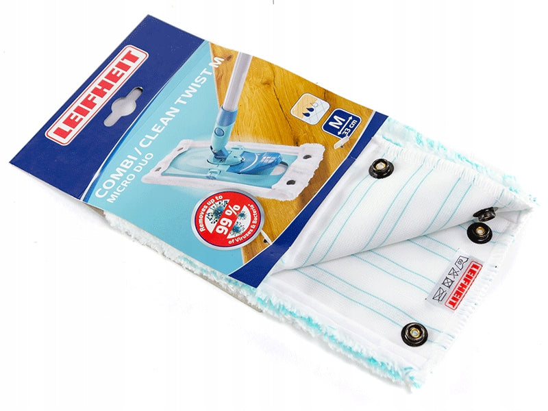 Leifheit Clean Twist Micro DUO M mop head, 33 cm, 2-pack