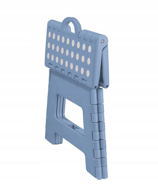Livarno Home Practical Stool, Blue Plastic, 22 cm