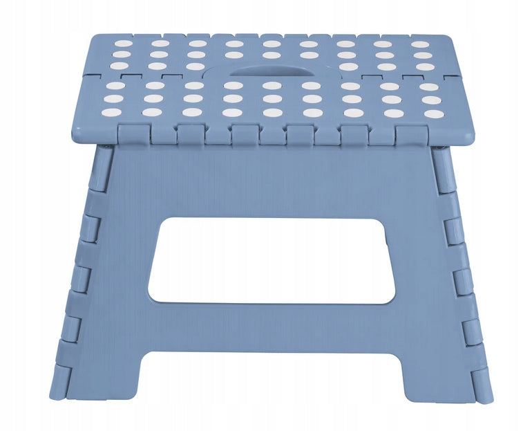 Livarno Home Practical Stool, Blue Plastic, 22 cm