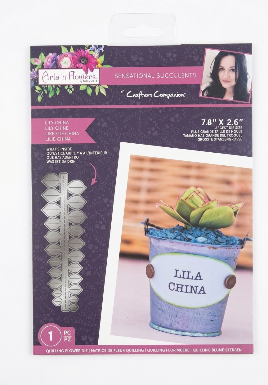 Crafter's Companion Sharon Callis Sensational Succulents Metal Die – lily china
