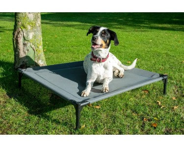 Dobar Outdoor Dog Cot with Sun Canopy
