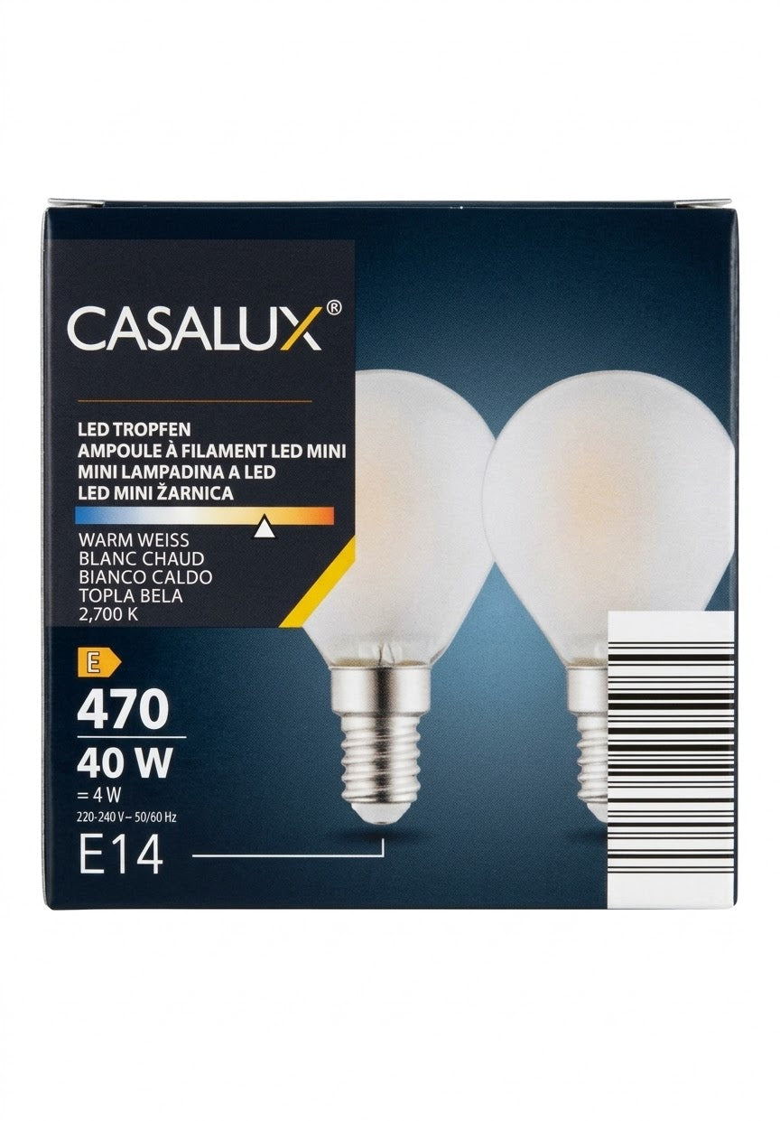 Casalux E14 Warm White Mini LED Light Bulb (40W Equiv.)