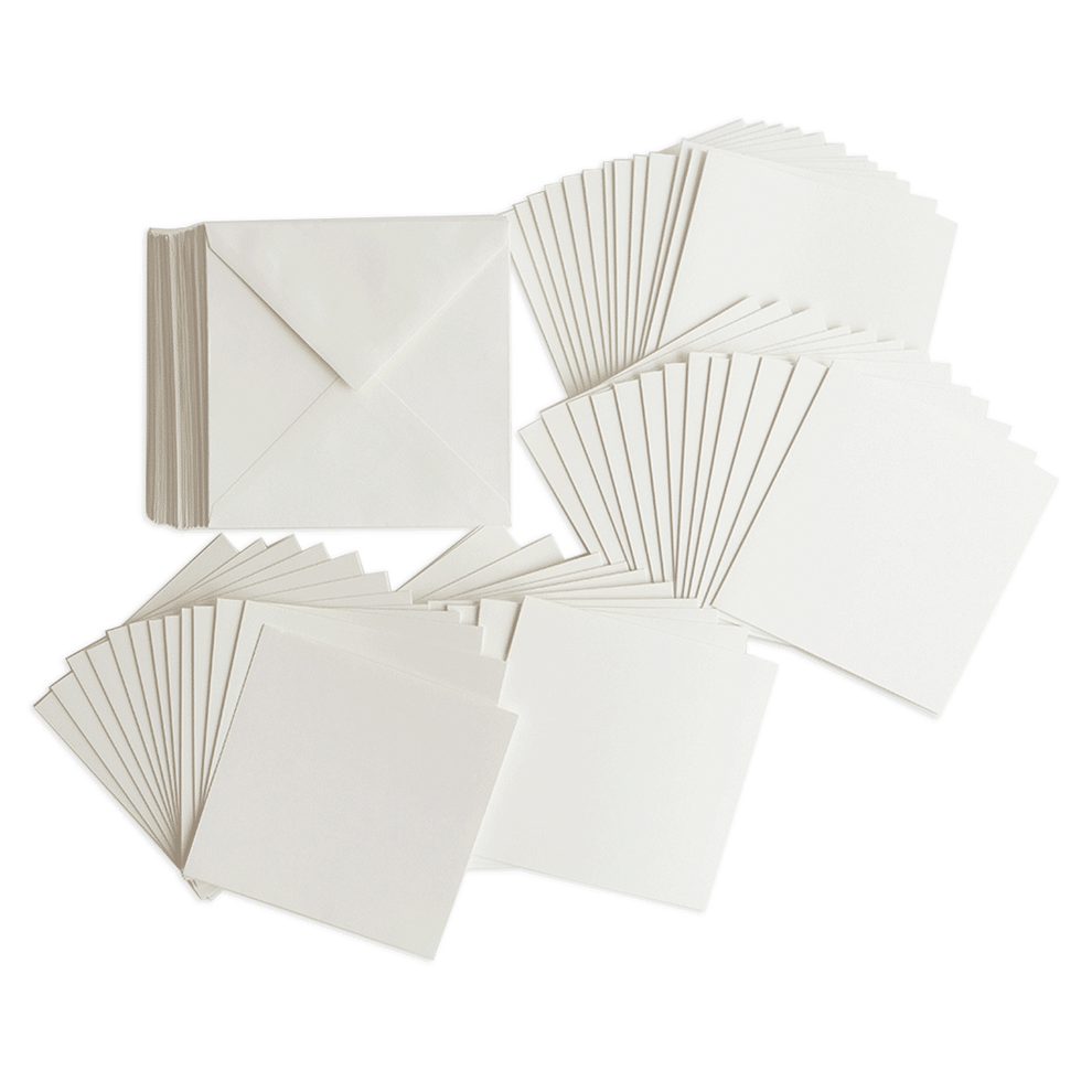 Ivory Cards & Envelopes 6x6