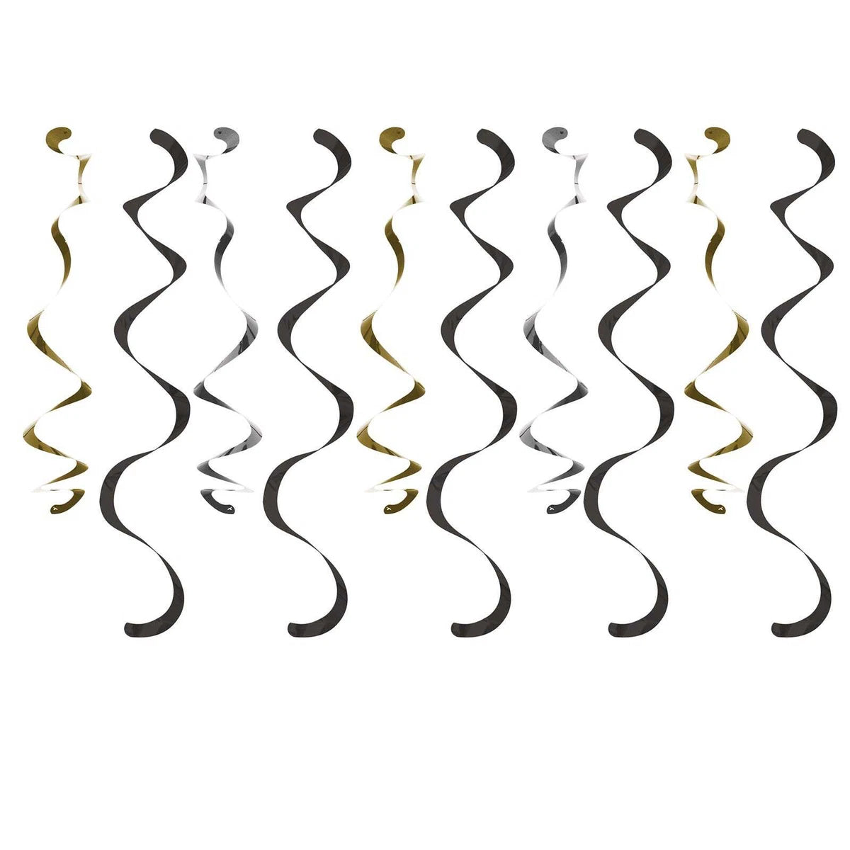 Roaring 20s Swirls Hanging Decorations 10 Great Gatsby Gangster 1920's Party
