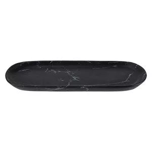 Livarno Home Decorative Tray Black Marble
