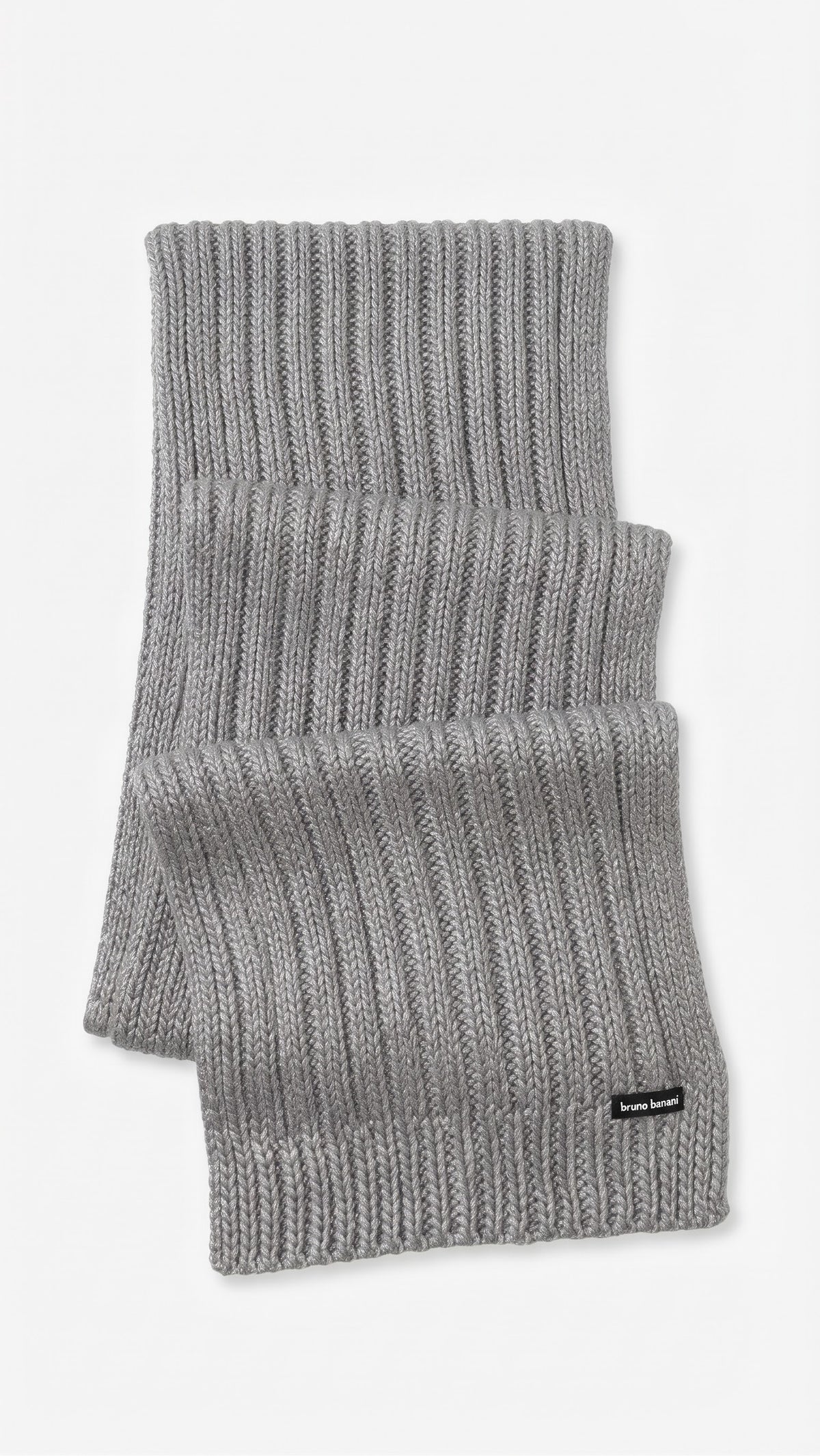 Bruno Banani Men’s Knitted Scarf (grey)
