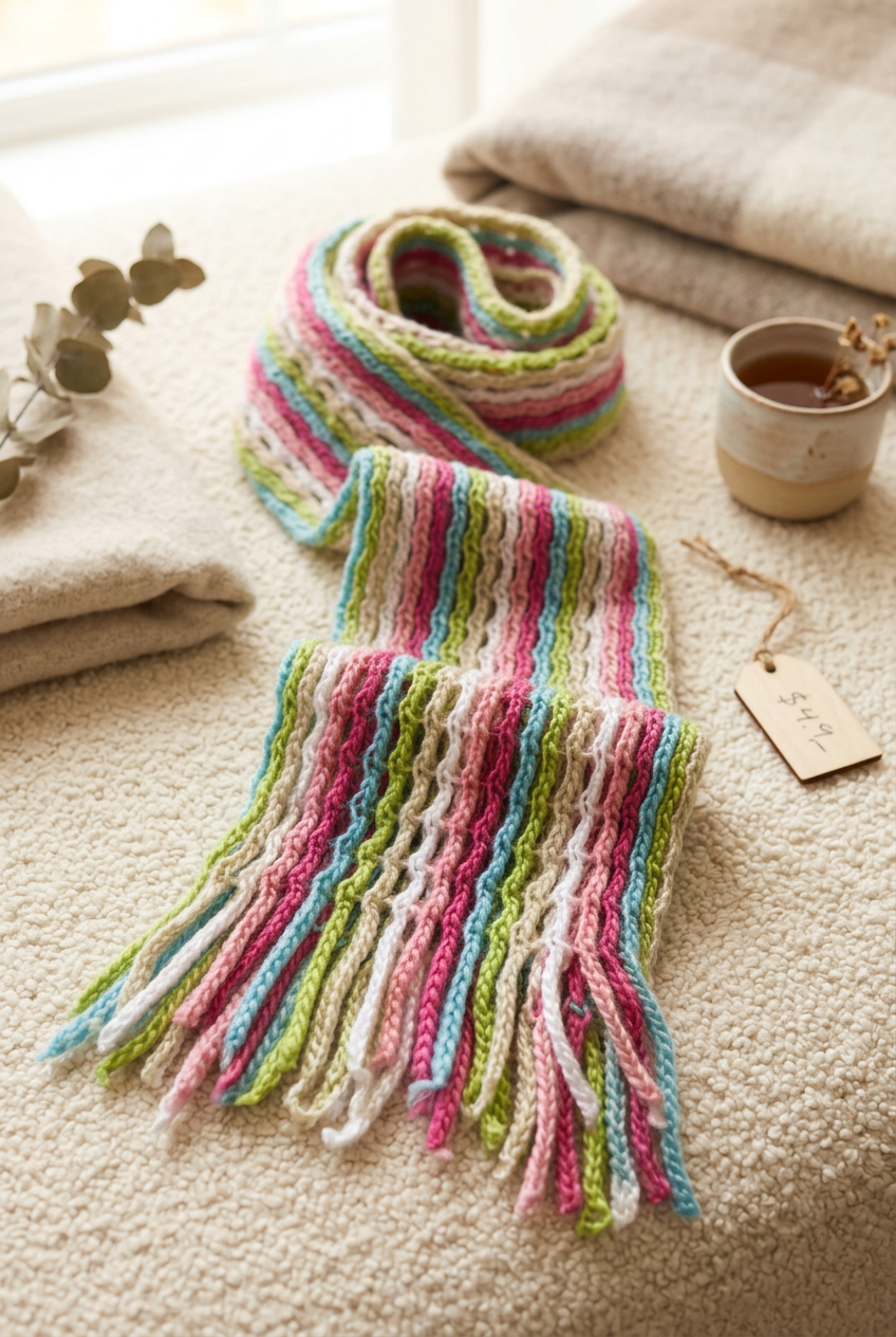 EPONGE Women’s Crochet Scarf