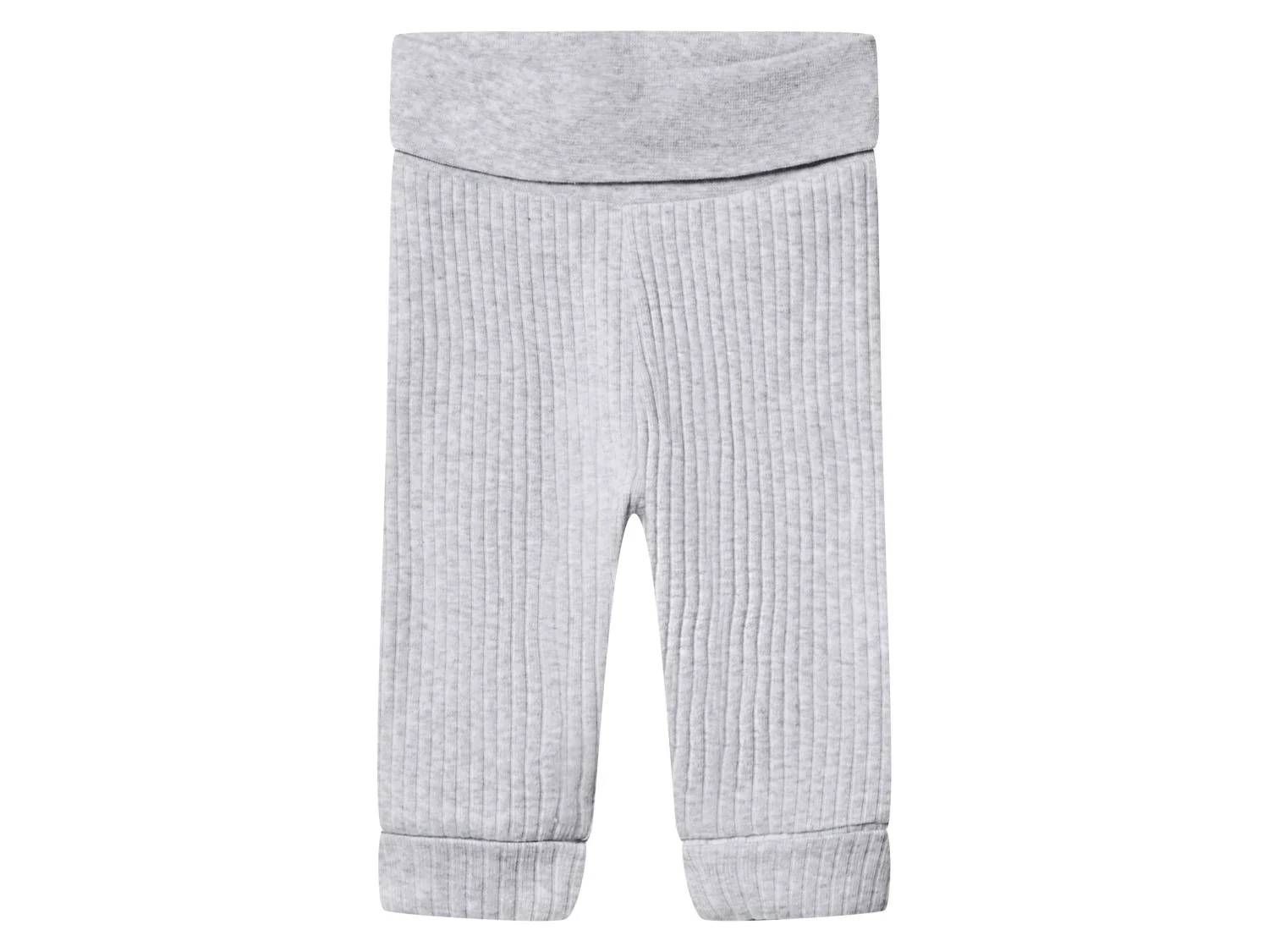 LUPILU Babies’ Ribbed Bodysuit/pants Set (Grey)