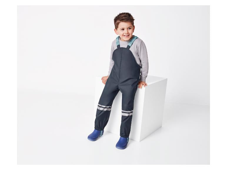 LUPILU Boys’ Water-repellent Overalls (Navy)