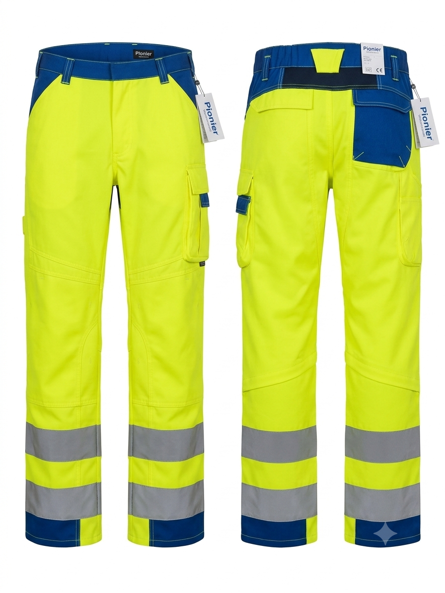 PIONIER High-Visibility Cargo work pants for Men