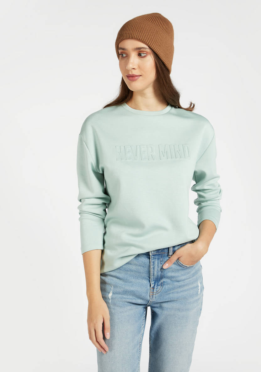 Women’s Sweatshirt “Never Mind”