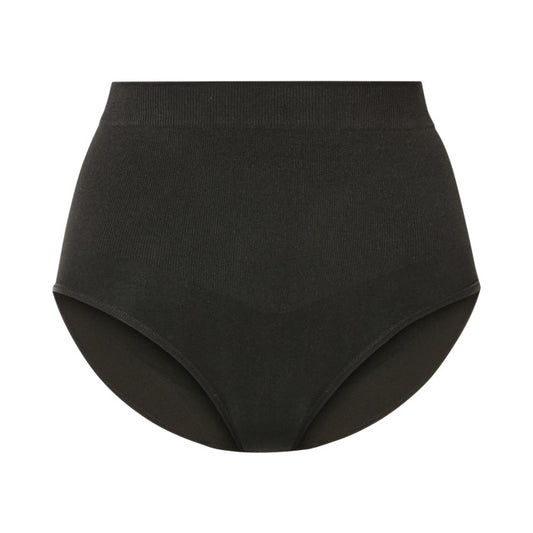 Women's soft-shaping briefs, seamless (Black)