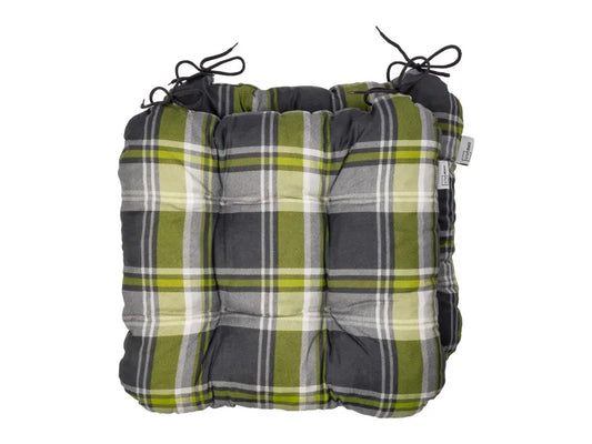 Livarno® Seat cushion Valencia/Miami, 40 x 43 cm, 2 pieces (green)