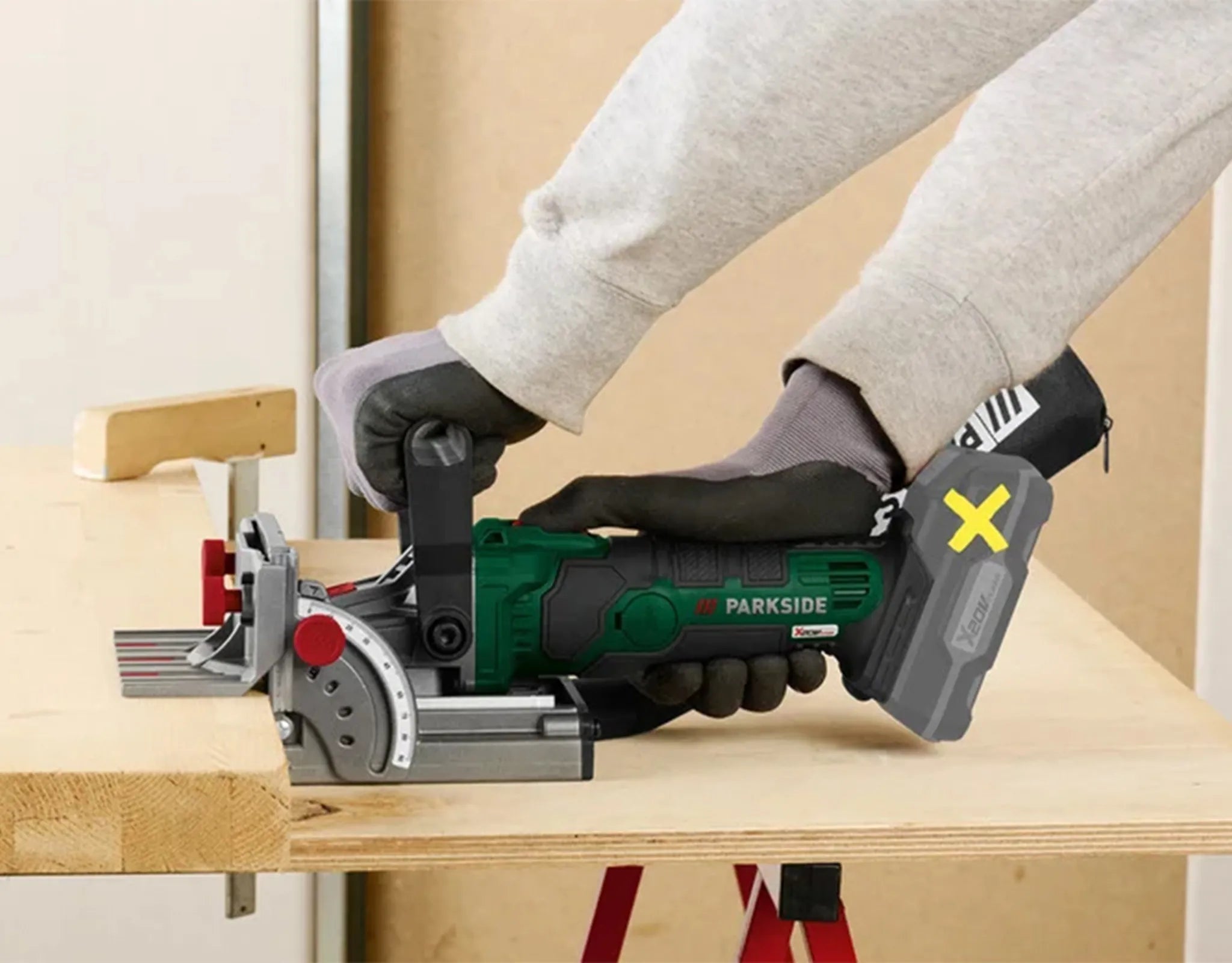 Parkside® 20 V Cordless Flat Dowel Cutter »PFDFA 20-Li A1« without Battery/Charger