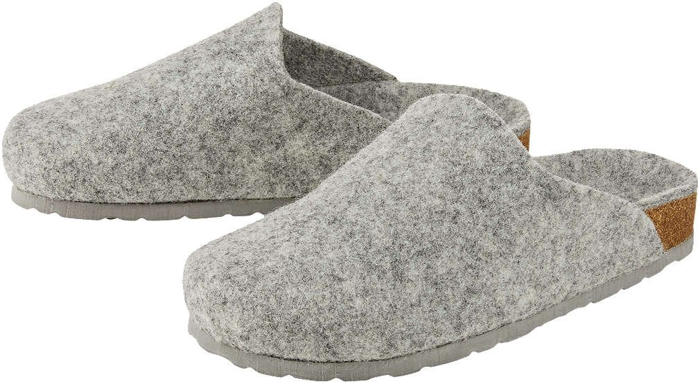 Unisex Felt clogs (Grey)