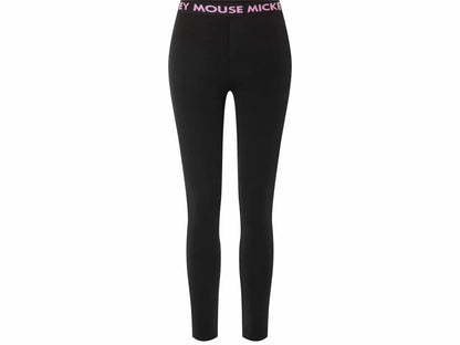 Women’s Disney Mickey Mouse Graphic Leggings – Black