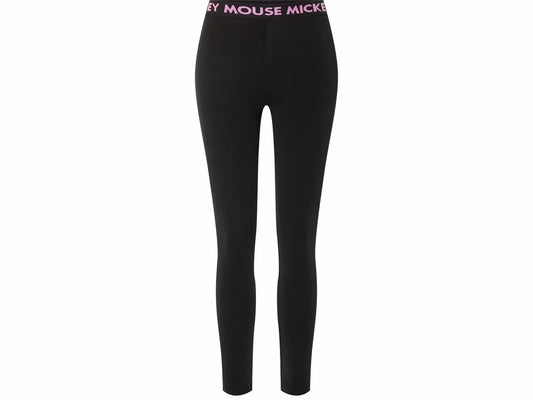 Women’s Disney Mickey Mouse Graphic Leggings – Black