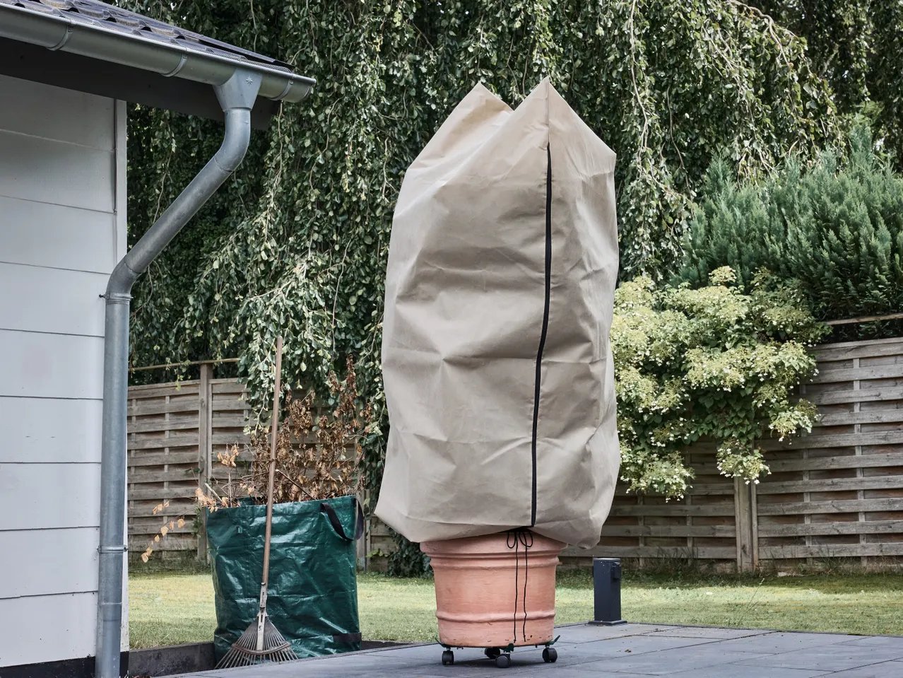 PARKSIDE® Non-woven plant protection cover (L, 3 pieces, beige)