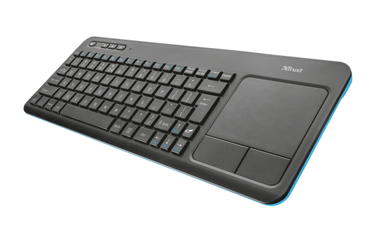 Trust Wireless multimedia keyboard with integrated XL touchpad