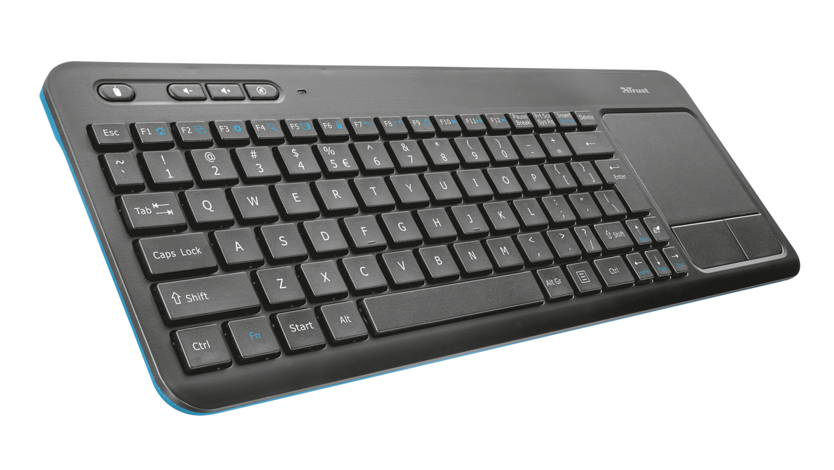 Trust Wireless multimedia keyboard with integrated XL touchpad