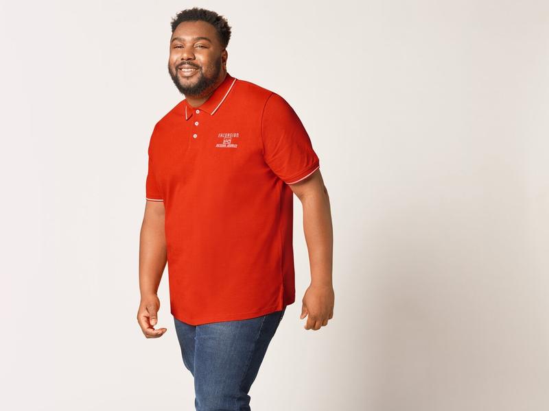 Men's polo pike - Livergy - Orange