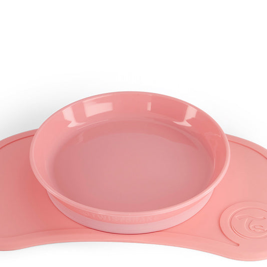 Twistshake Click Mat + Click Plate (Pink)