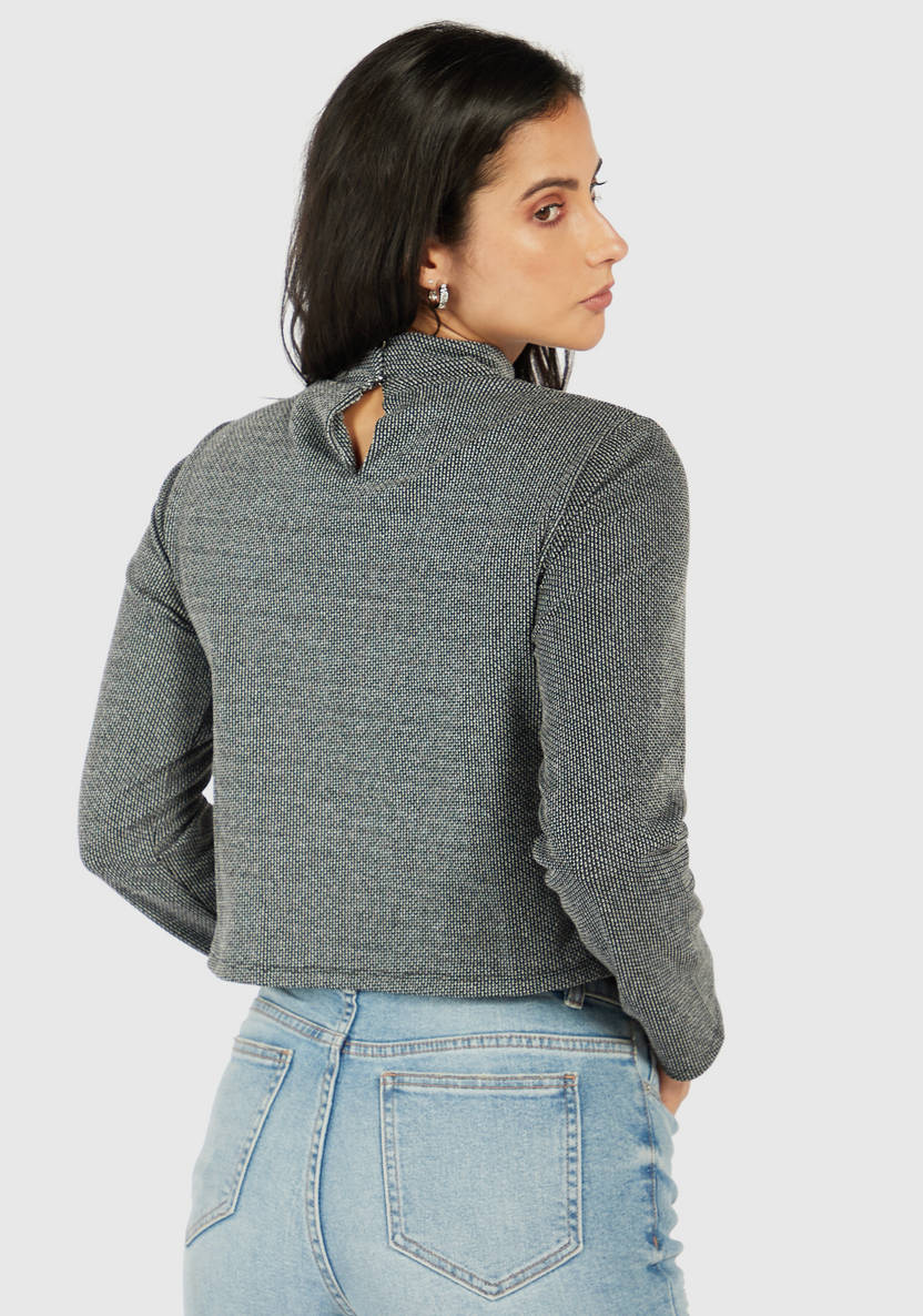 Women’s Long-sleeves Crop Top