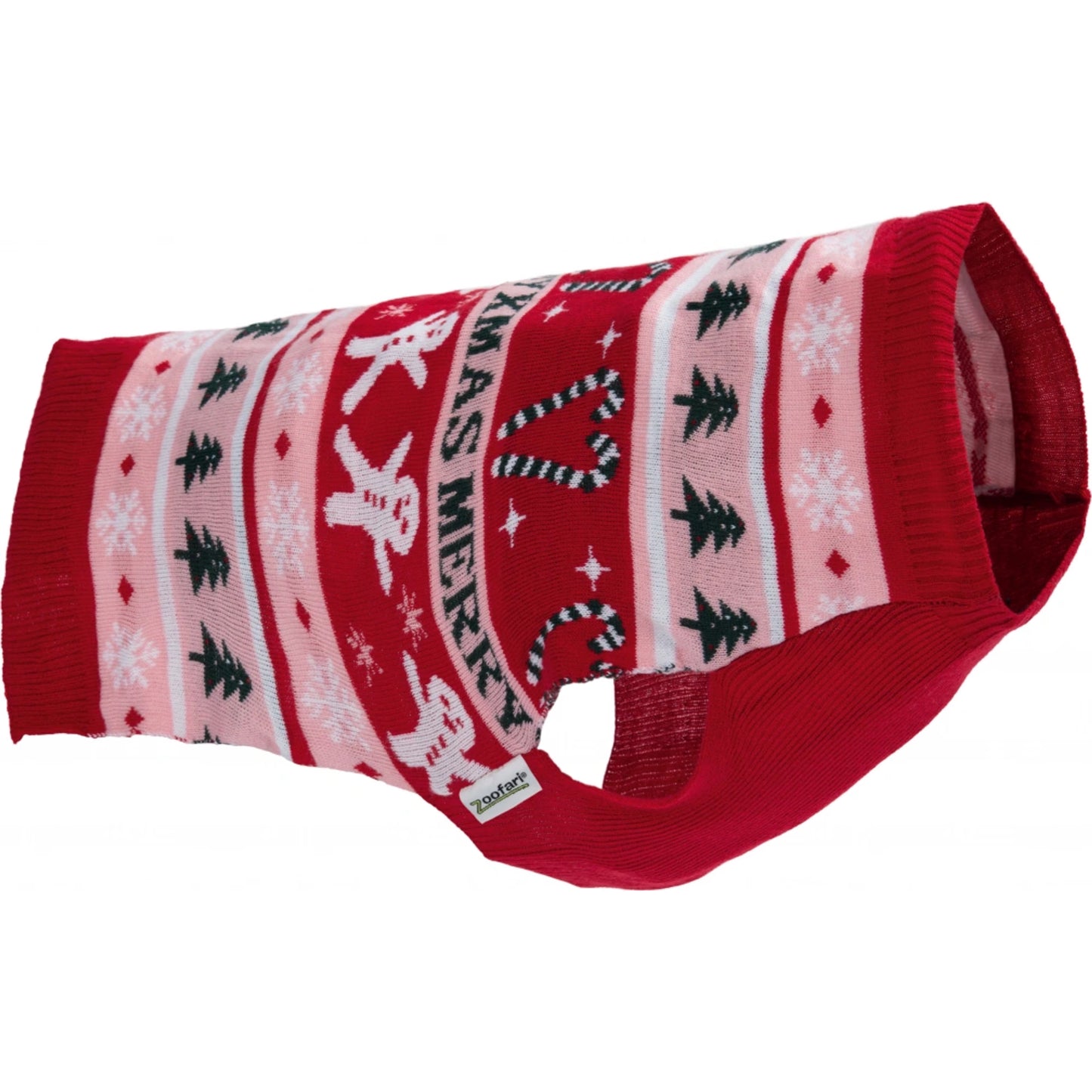 Zoofari Christmas sweater for dogs