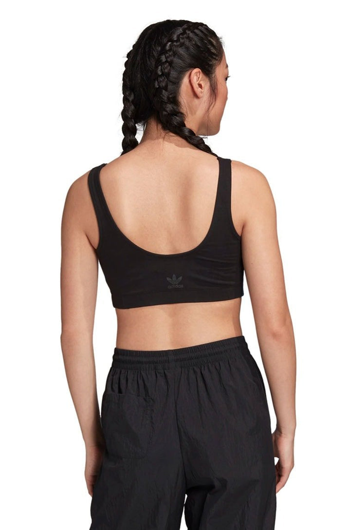 Adidas Originals Adicolor 3D Trefoil Bra Top (Black)