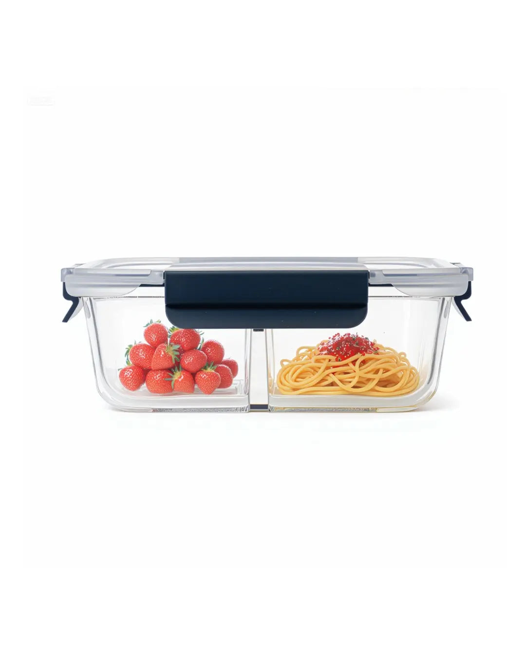 GOBOX Glass Container With Two Compartments