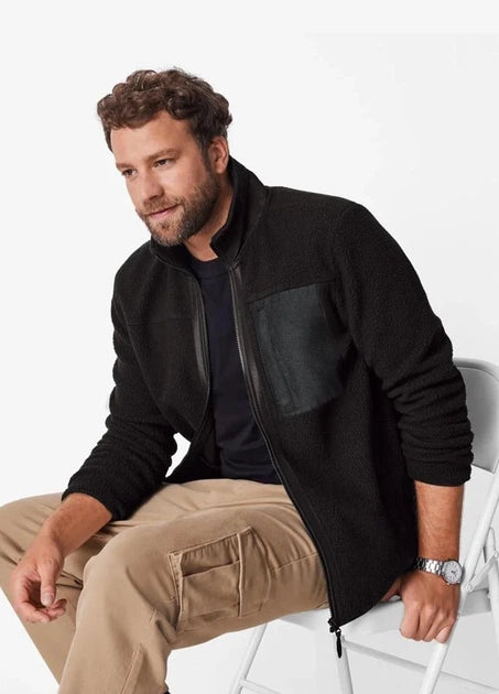 Men’s Faux Shearling teddy jacket - esmara men