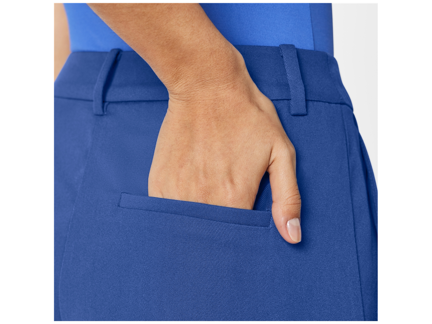 Women's palazzo pants (Blue)