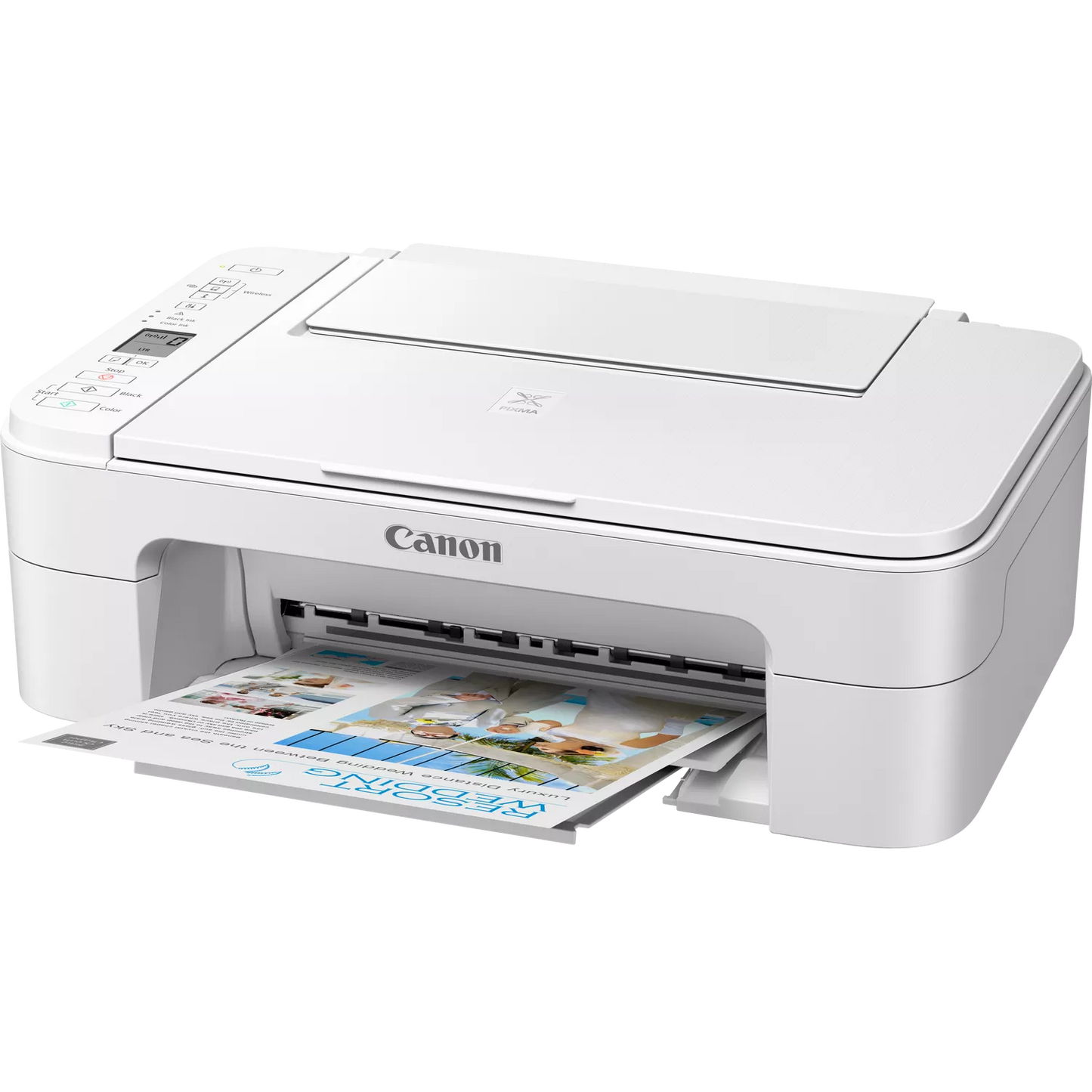 Canon PIXMA TS3351 Wireless Colour All in One Inkjet Photo Printer, White