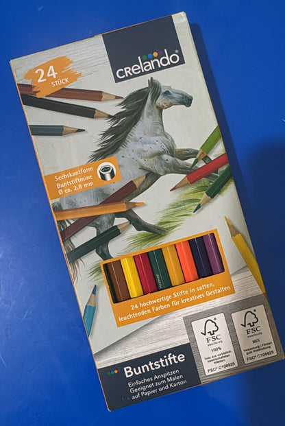 Crelando® 24 Jumbo/Coloured Pencils