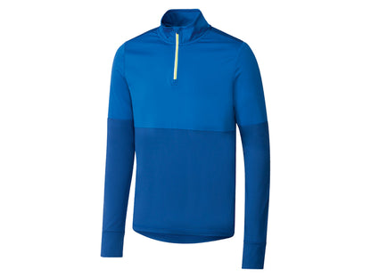 Men's thermal raglan on microfleece Crivit LYCRA® (Blue)