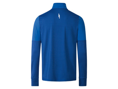 Men's thermal raglan on microfleece Crivit LYCRA® (Blue)