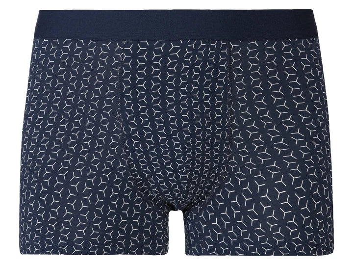 Livergy men's boxers 3 pieces (Grey/Navy)