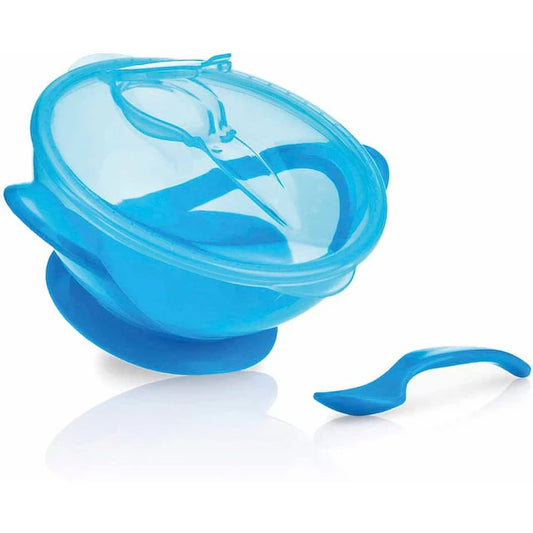 Nuby suction microwavable bowl and spoon 400 ml