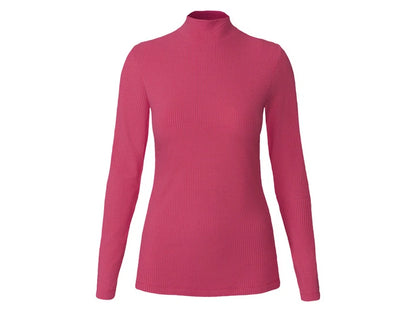 Ribbed Turtleneck Top for Women Esmara