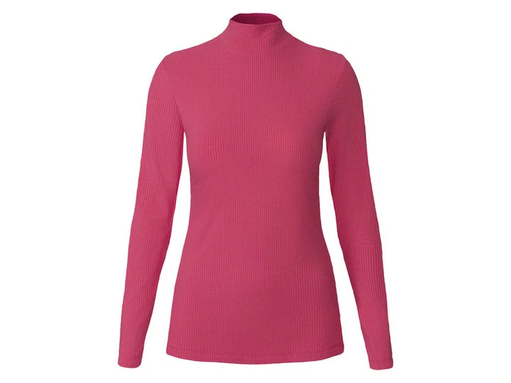 Ribbed Turtleneck Top for Women Esmara