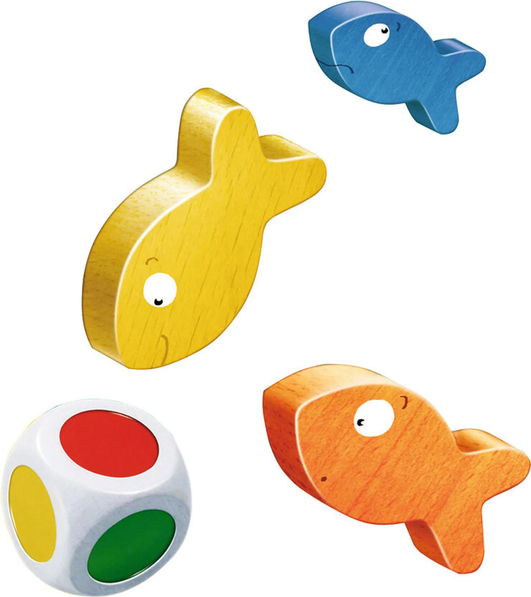 Ravensburger 23334 هيا يا سمكة صغيرة! لعبة النرد
