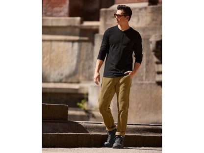 Livergy Corduroy Trousers (Slim Fit), Olive