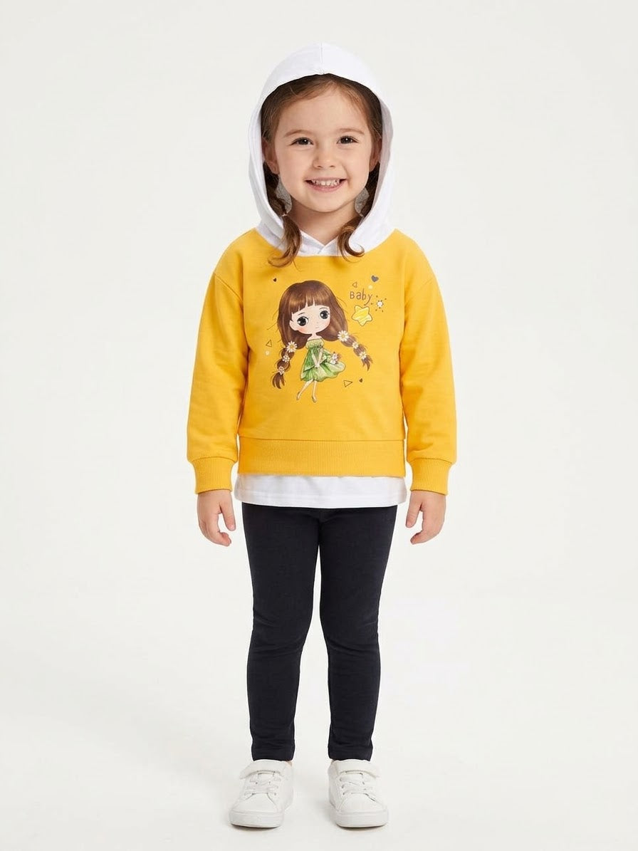 PATPAT Girls’ Cotton Hoodie