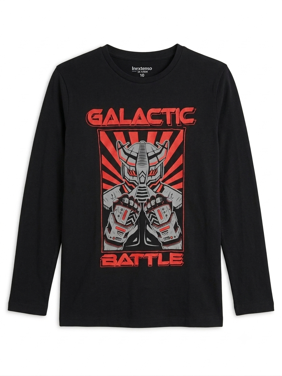 Boys Longsleeve T-Shirt « Galactic Battle » - INEXTENSO