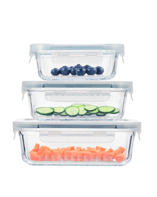 Essentials Trio Glass Containers