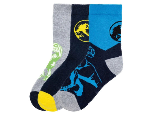 جوارب، 3 أزواج (جوراسيك وورلد)